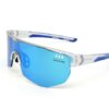 matt white - blue revo
