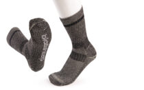 Socken Merino Trekking gray black